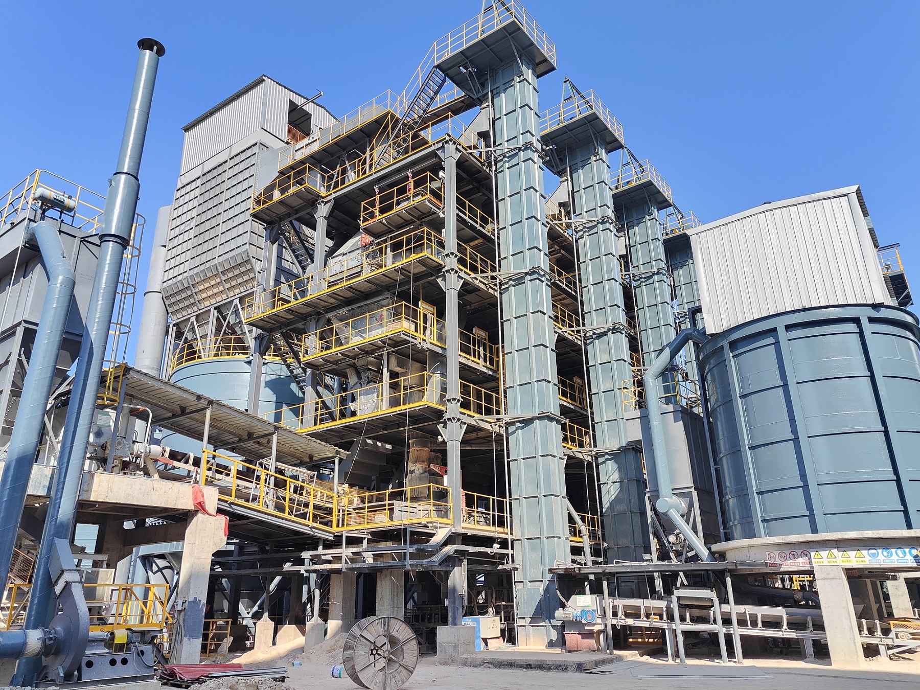 唐山金路v8干式整形砂石同出系統(tǒng)，新型立體化砂石生產(chǎn)模式